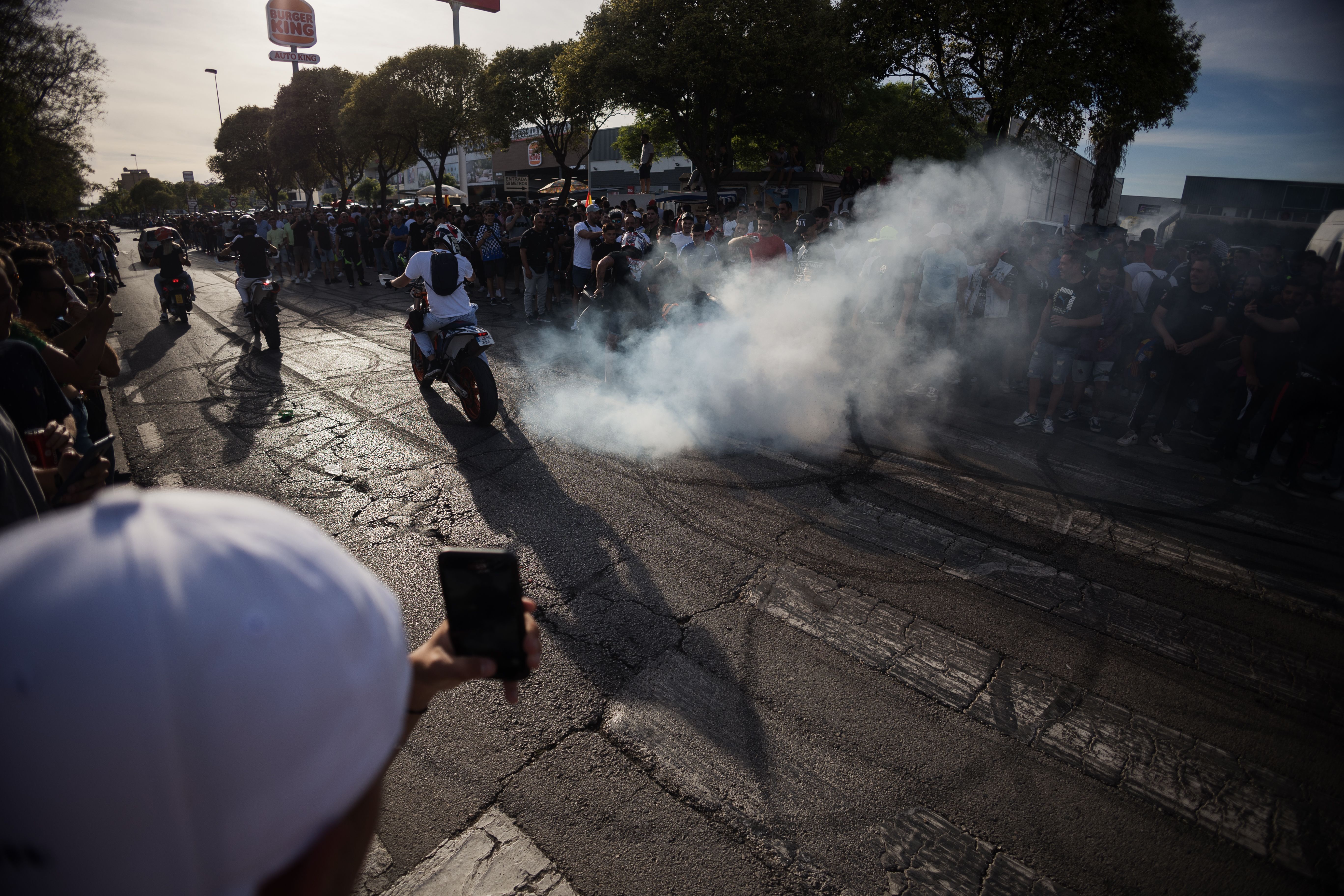 Ambiente de sábado motero en Jerez Ambiente de sábado motero en Jerez