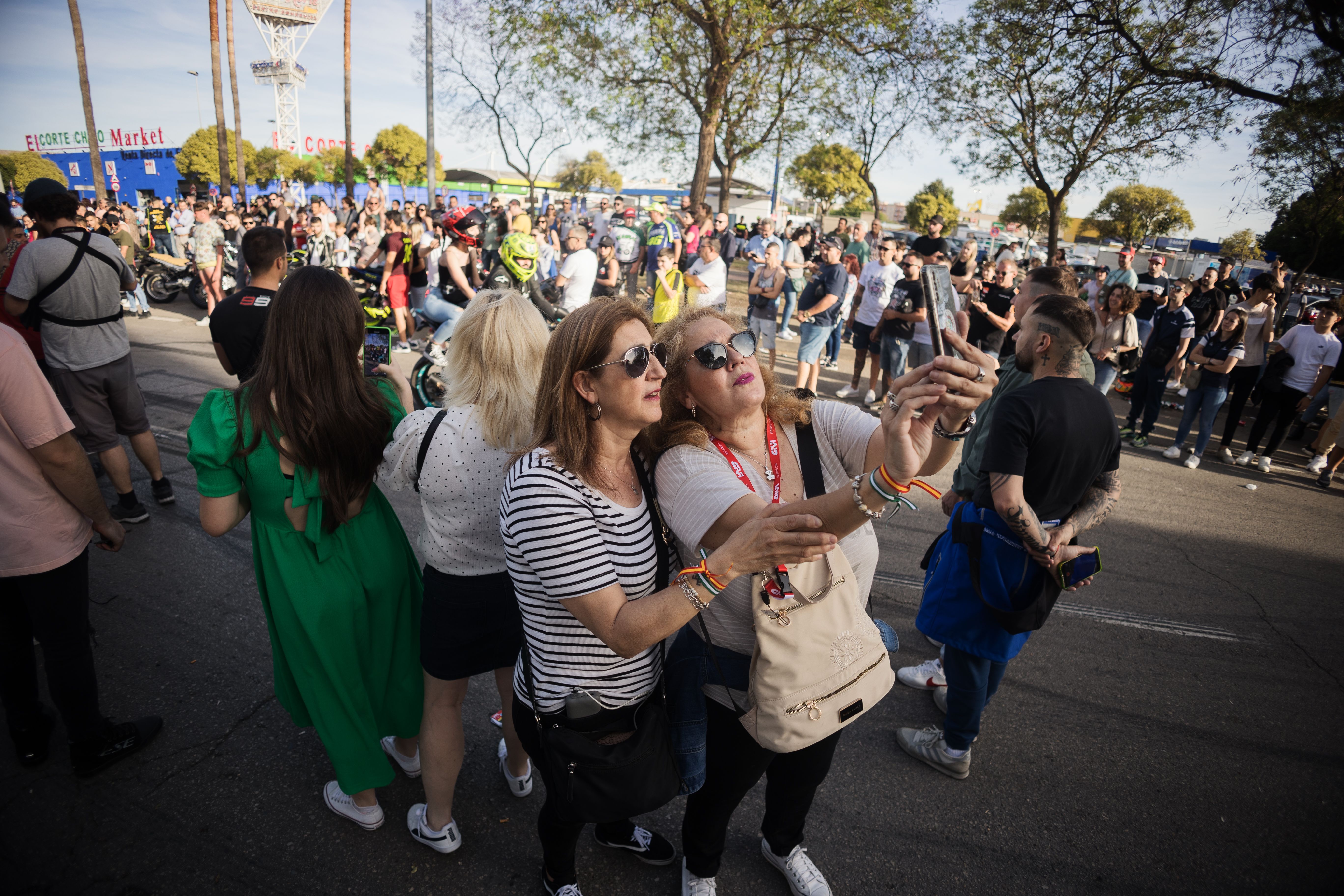 Ambiente de sábado motero en Jerez Ambiente de sábado motero en Jerez