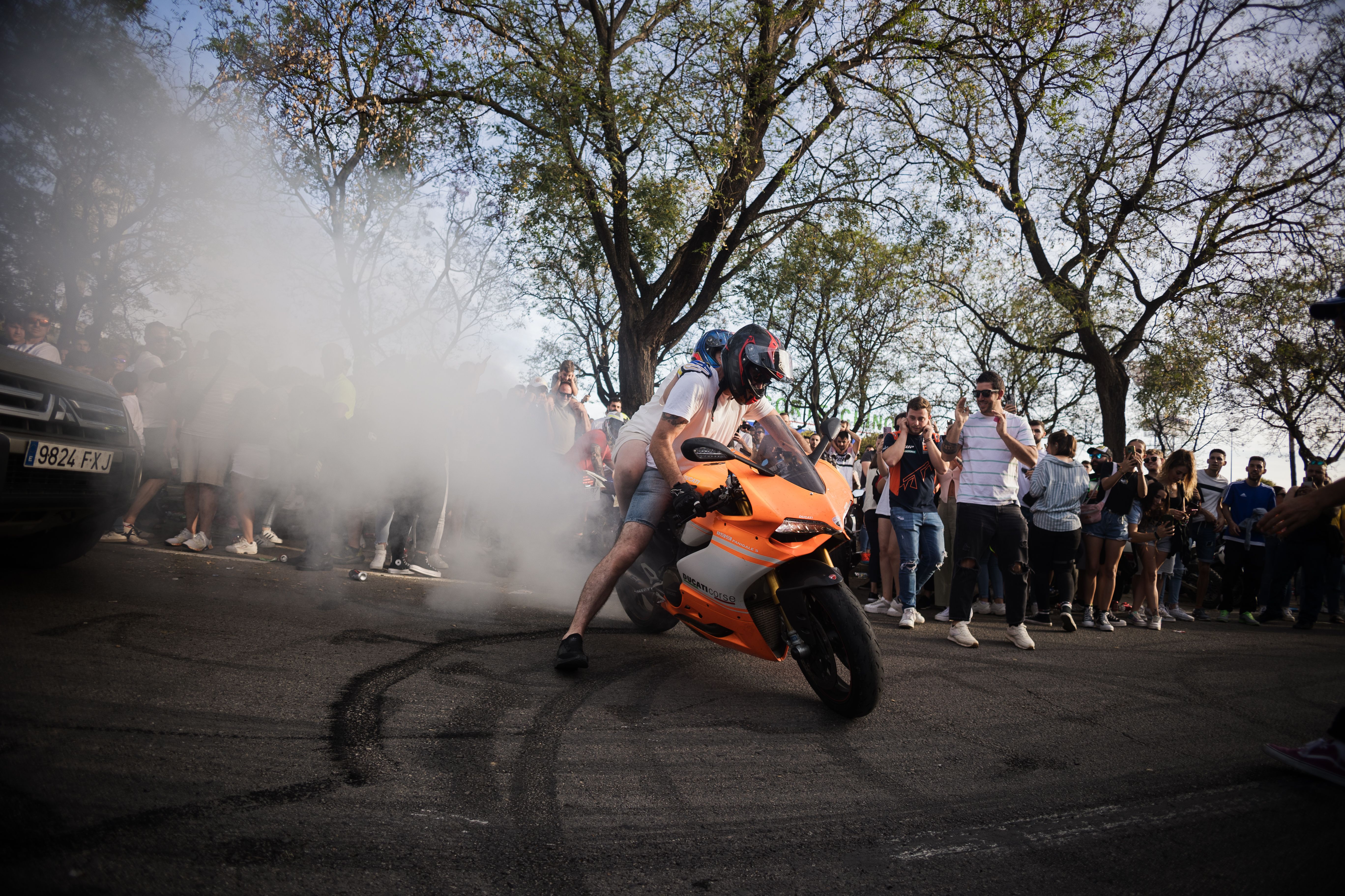 Ambiente de sábado motero en Jerez Ambiente de sábado motero en Jerez