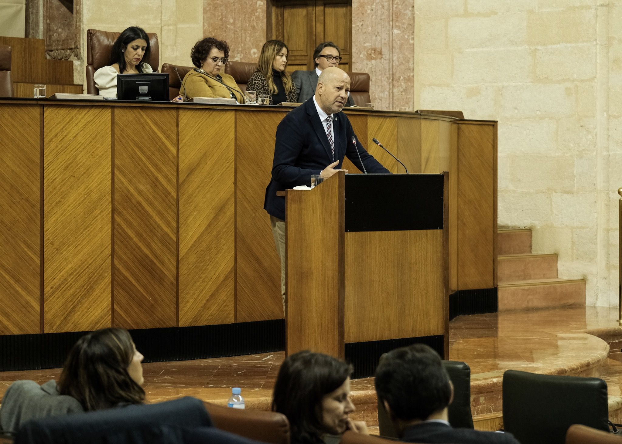 Imbroda, este pasado miércoles en el Parlamento. FOTO: PARLAMENTO DE ANDALUCÍA