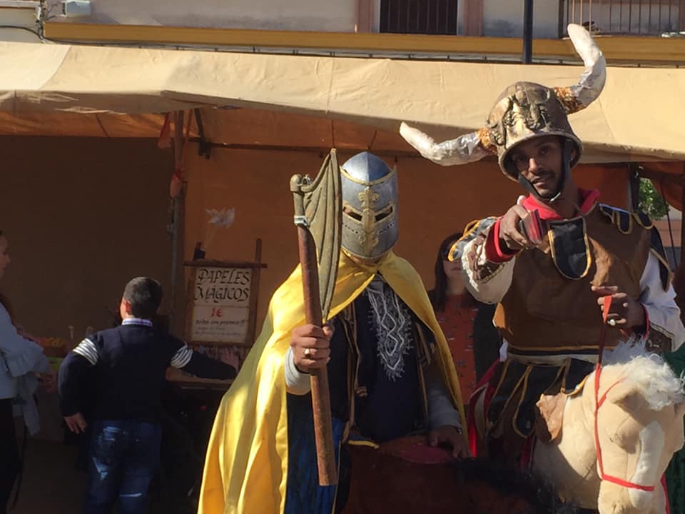 Pasacalles en una de las ferias recientes  organizada por Andalucía Medieval.