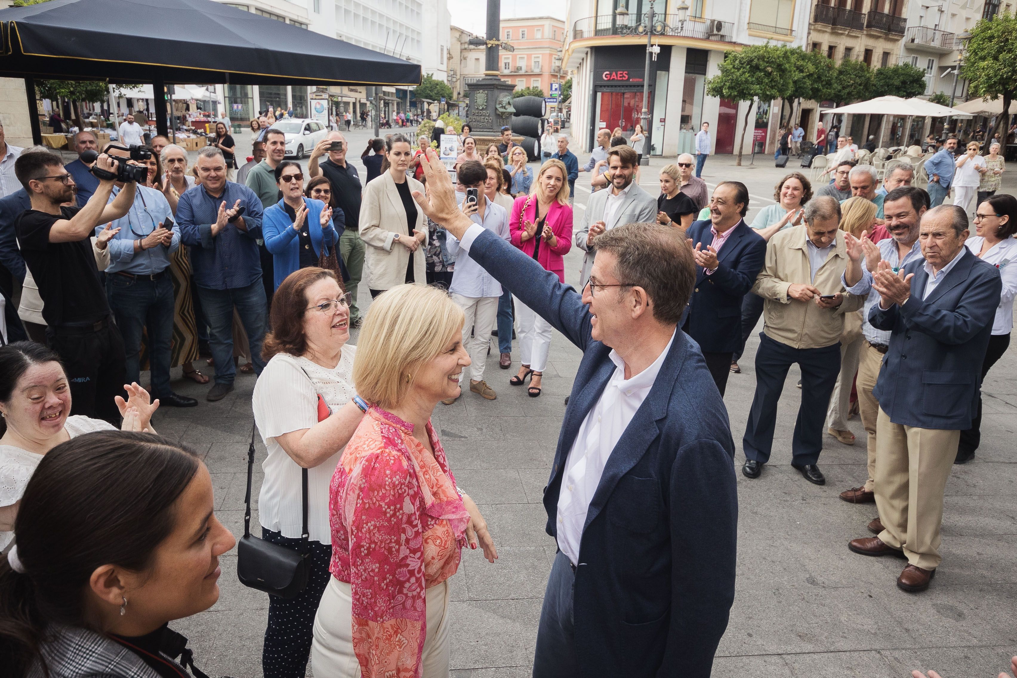 NUÑEZ FEIJOO JEREZ PP PELAYO ELECCIONES 2023 019