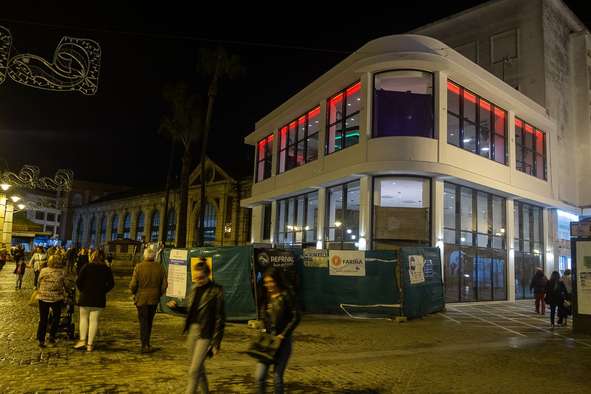 Prueba de luces en la nueva La Vega. FOTO: MANU GARCÍA