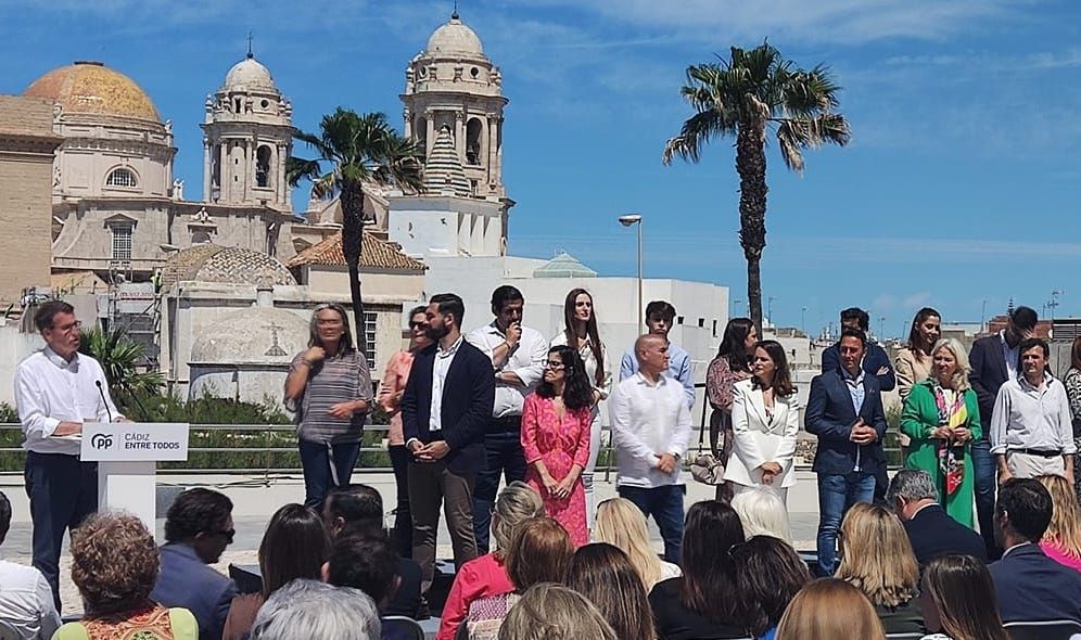 Alberto Núñez Feijóo en Cádiz en una imagen de archivo.  