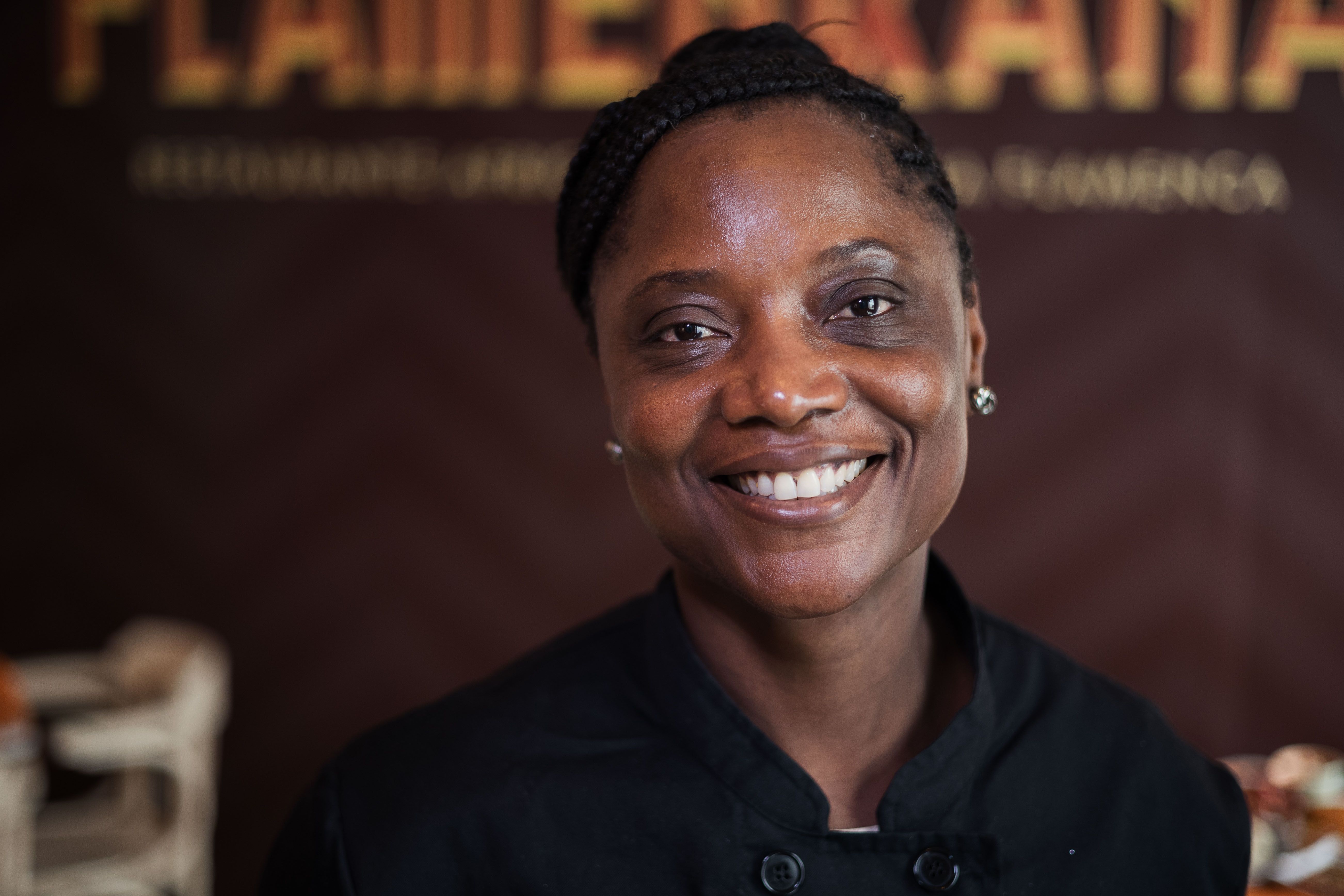 Helen, impulsora del restaurante Flamenkana, en el centro de Jerez.