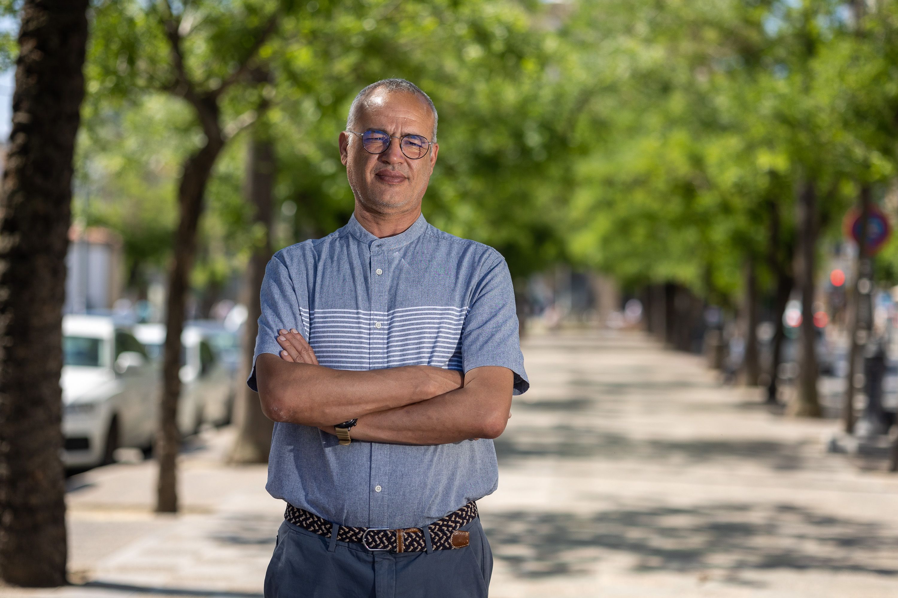 Aziz Rhali, presidente de la Asociación Marroquí de Derechos Humanos, tras el encuentro con lavozdelsur.es, este viernes en Jerez. Aziz Rhali, presidente de la Asociación Marroquí de Derechos Humanos, tras el encuentro con lavozdelsur.es, este viernes en Jerez.