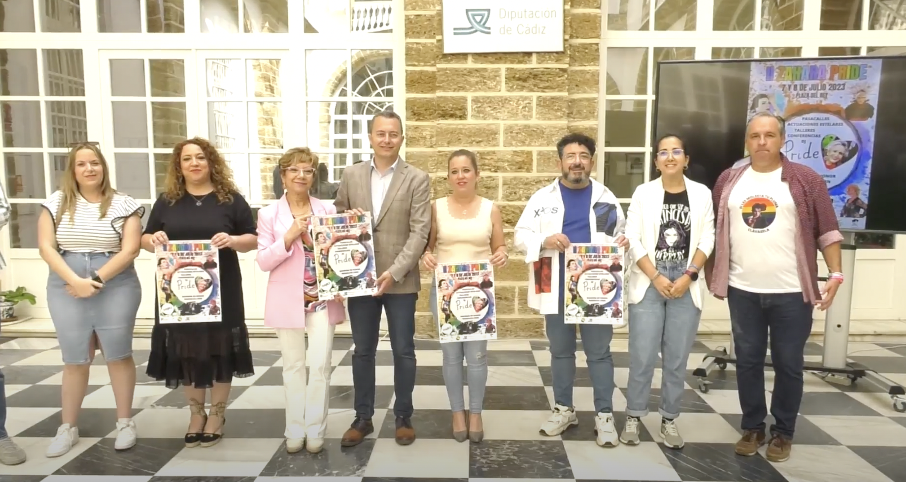 Presentación X Orgullo Serrano y la II Zahara Pride que se celebrará en la sierra de Cádiz. 