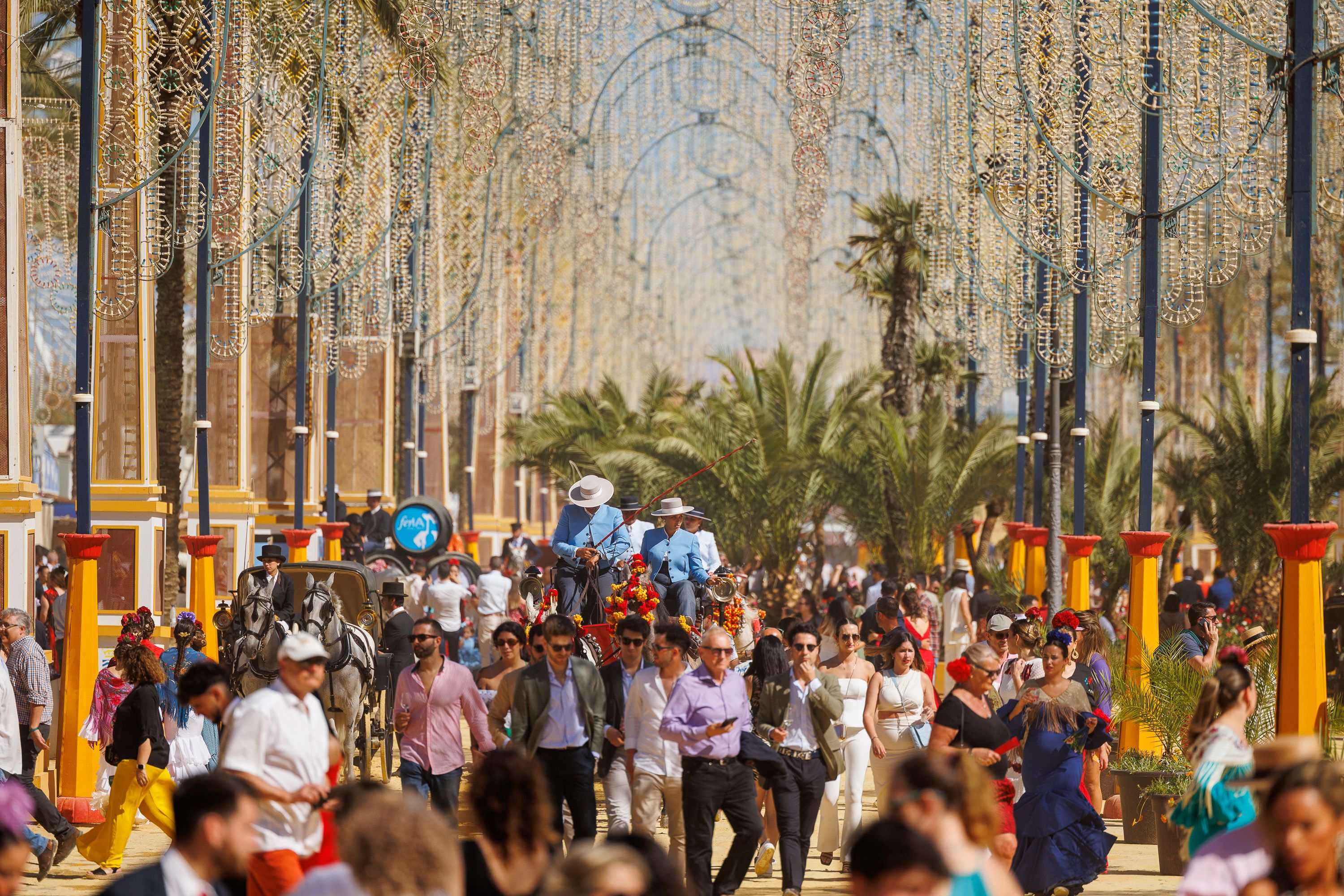 Gran ambiente en el domingo de Feria del Caballo de 2023.     JUAN CARLOS TORO