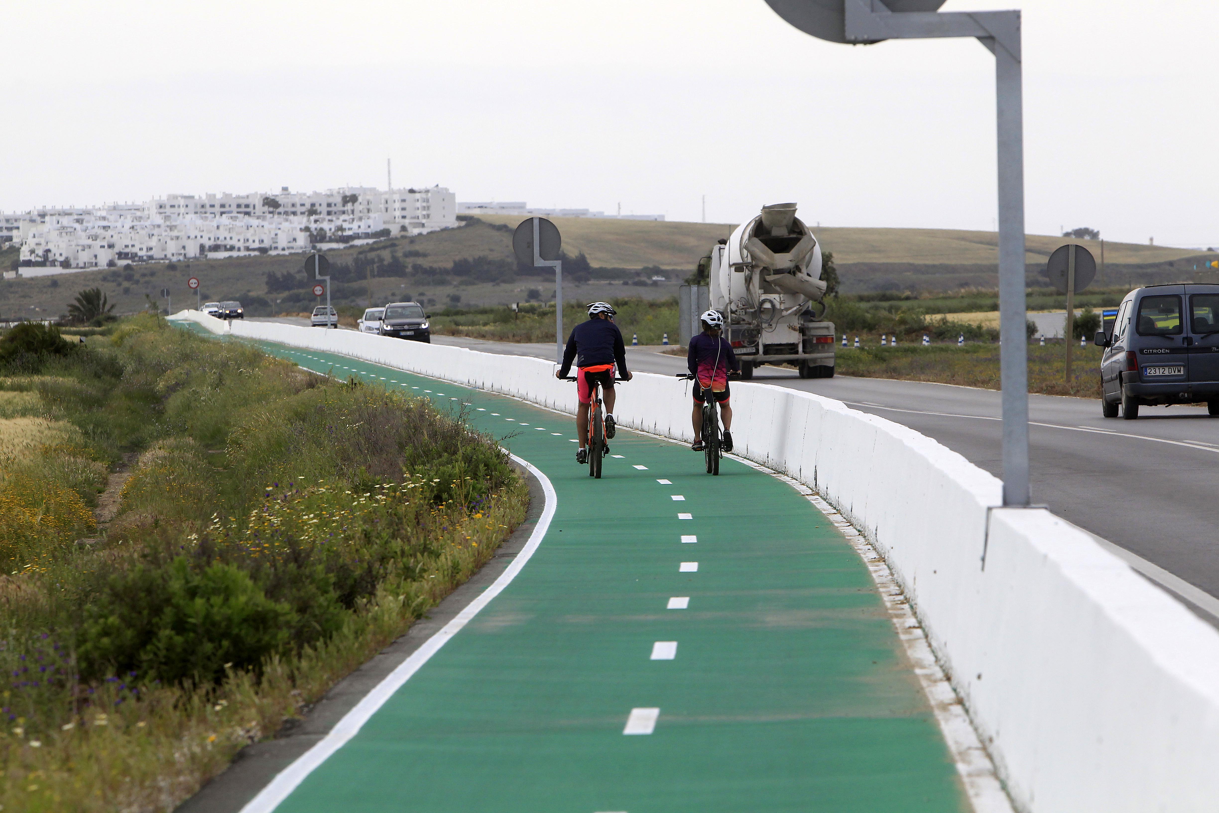 Un carril-bici de Conil al Cañillo, en una imagen de archivo.