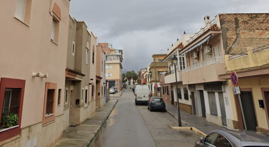 La calle Caracas, donde se produce el atropello de la niña de dos años.