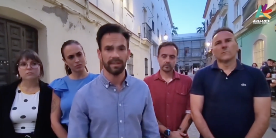 David de la Cruz, candidato a la Alcaldía de Adelante Izquierda Gaditana.