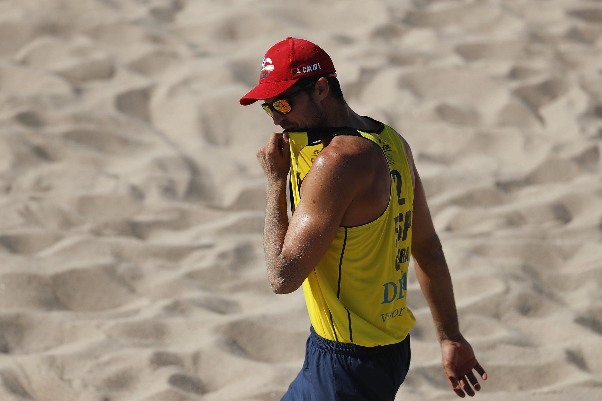 Adrián Gavira durante un partido. Adrián Gavira durante un partido.