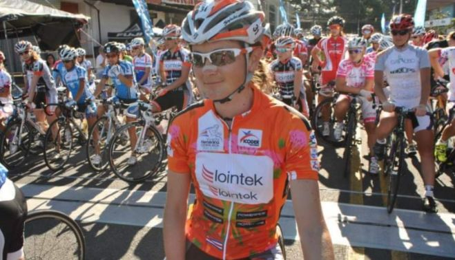 Belén, antes de comenzar una etapa de la Vuelta a Costa Rica.