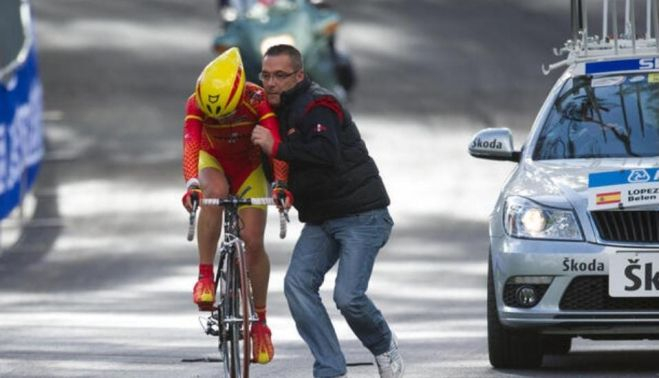 En Oceanía, en los campeonatos del mundo de Geelong.