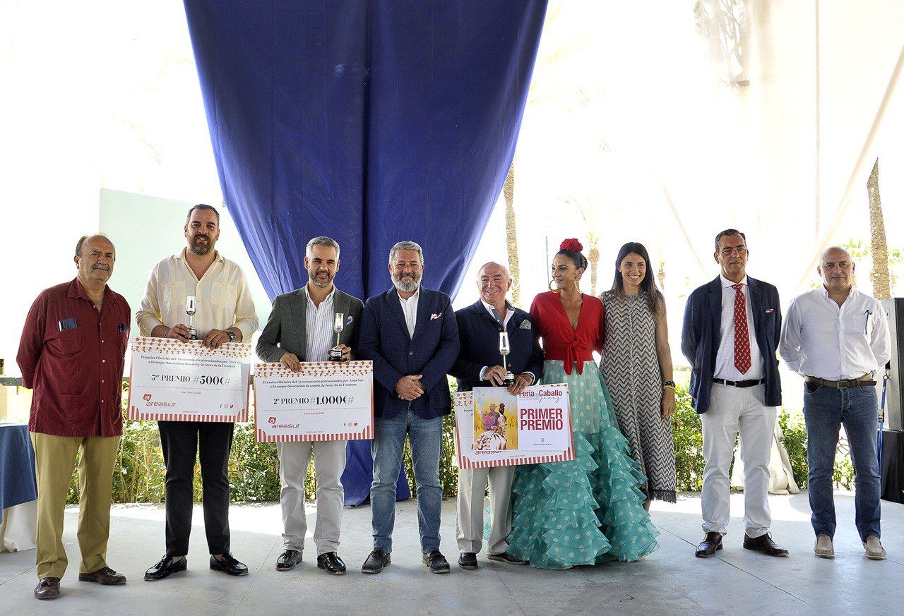 Entrega de premios a los casetas más destacadas de la Feria del Caballo.