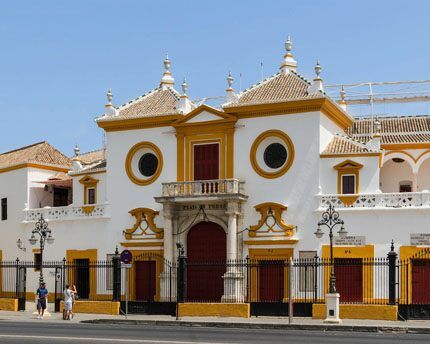 La plaza de toros de la Maestranza de Sevilla. 