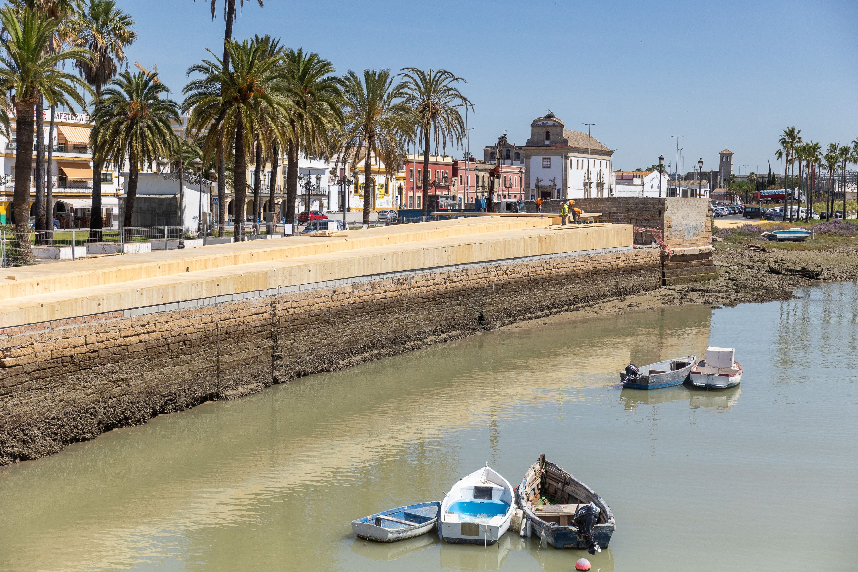 Zona del parque Calderón en El Puerto.