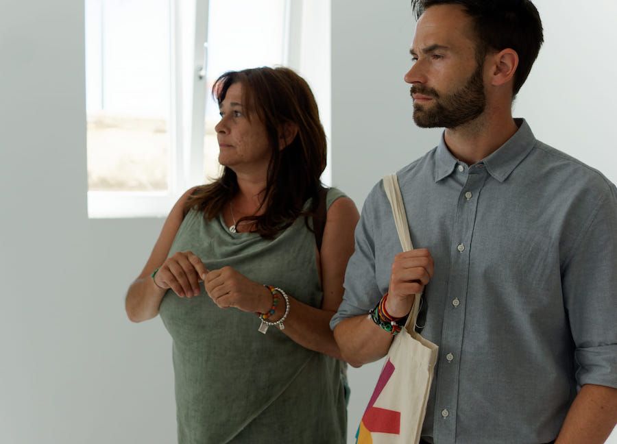 David de la Cruz y Helena Fernández, cabezas de lista de Adelante Izquierda Gaditana.