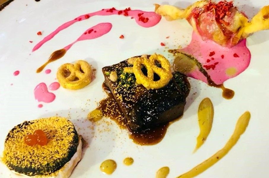 Tapa 'Ilusión Ibérica' presentada por el restaurante Misiana.
