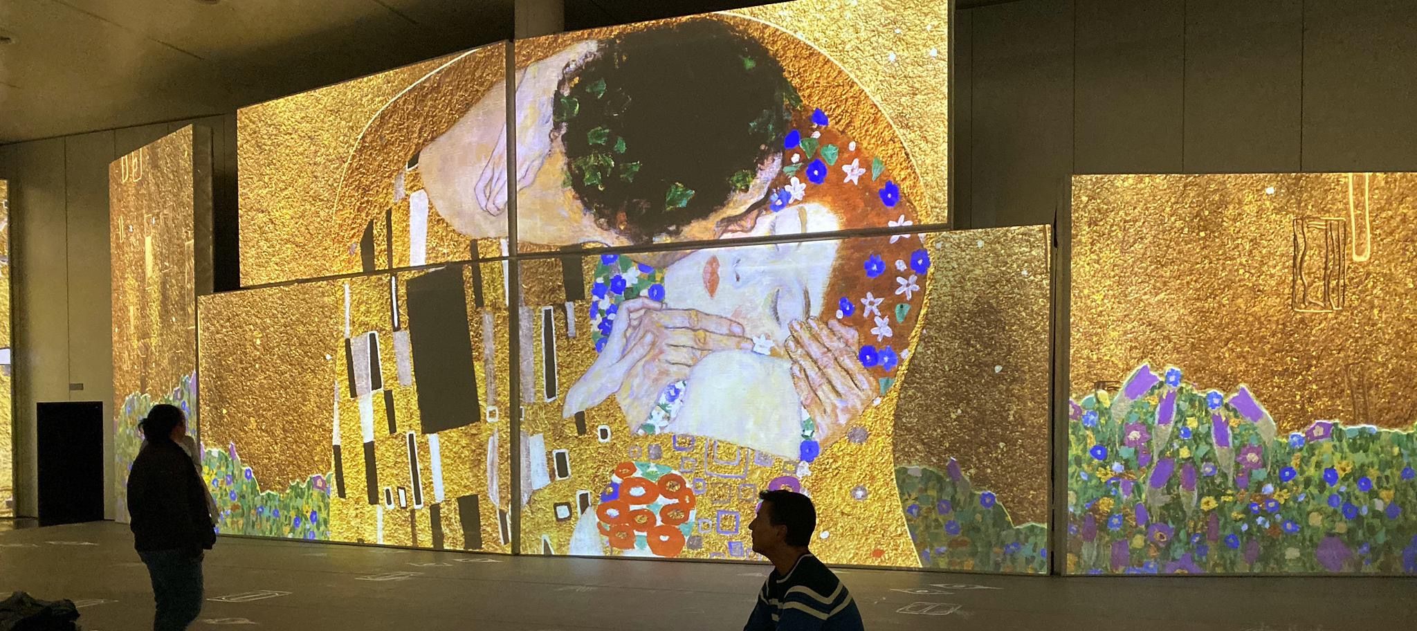 Una parte de la muestra 'El Oro de Klimt'.