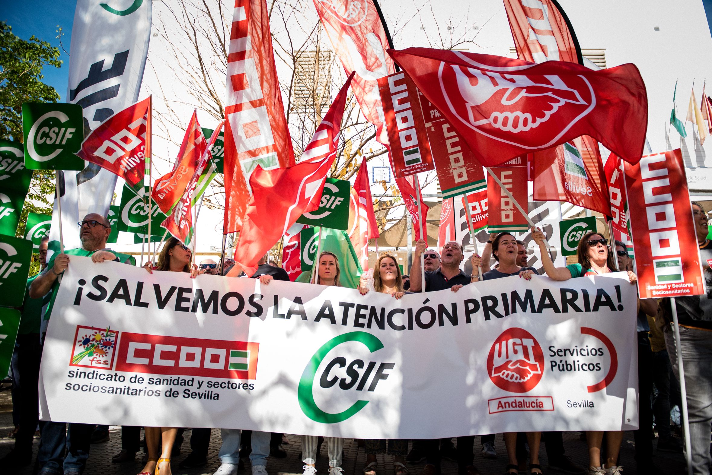 Última concentración de los sindicatos en Sevilla. Última concentración de los sindicatos en Sevilla.