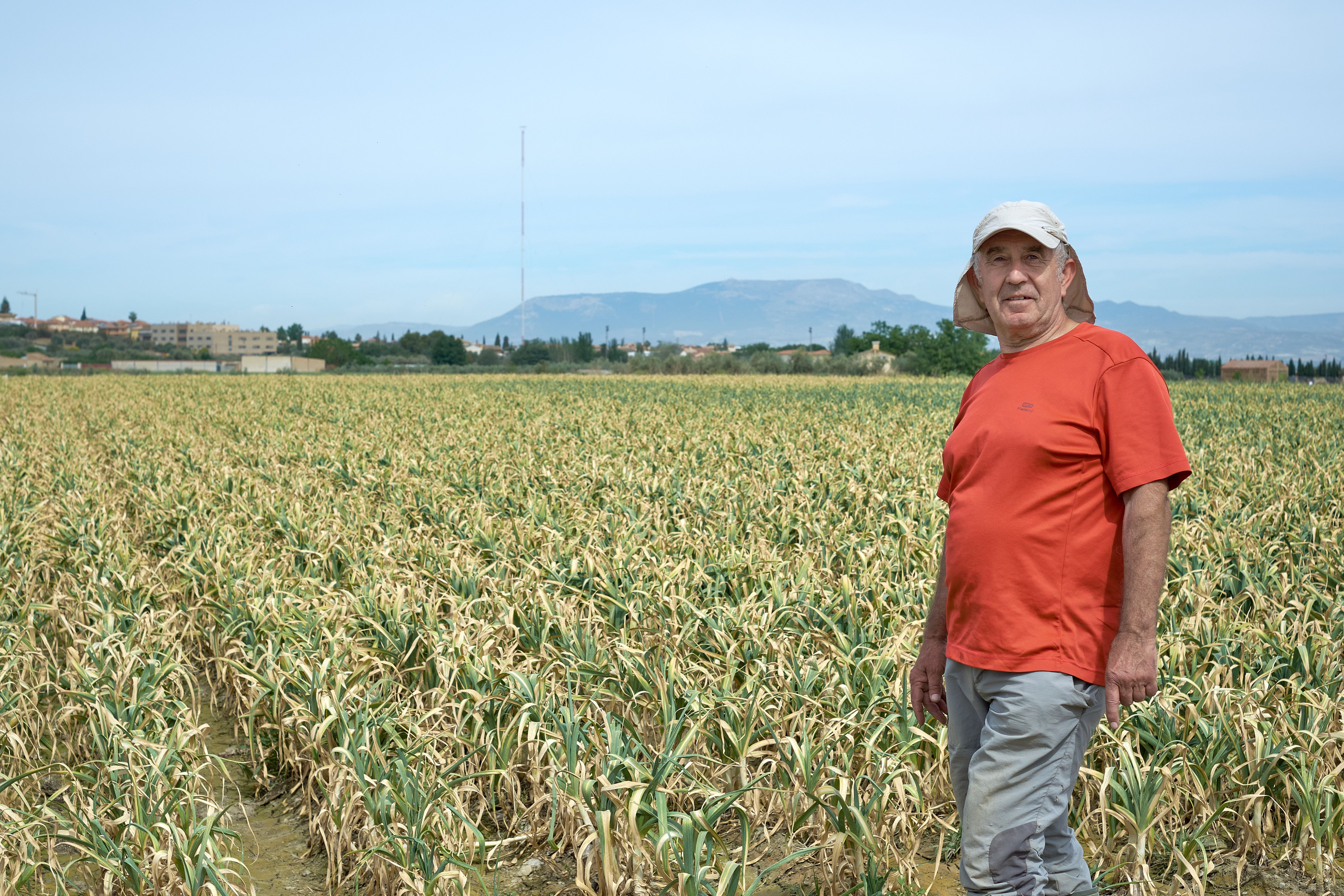 Juan García, un agricultor de Granada