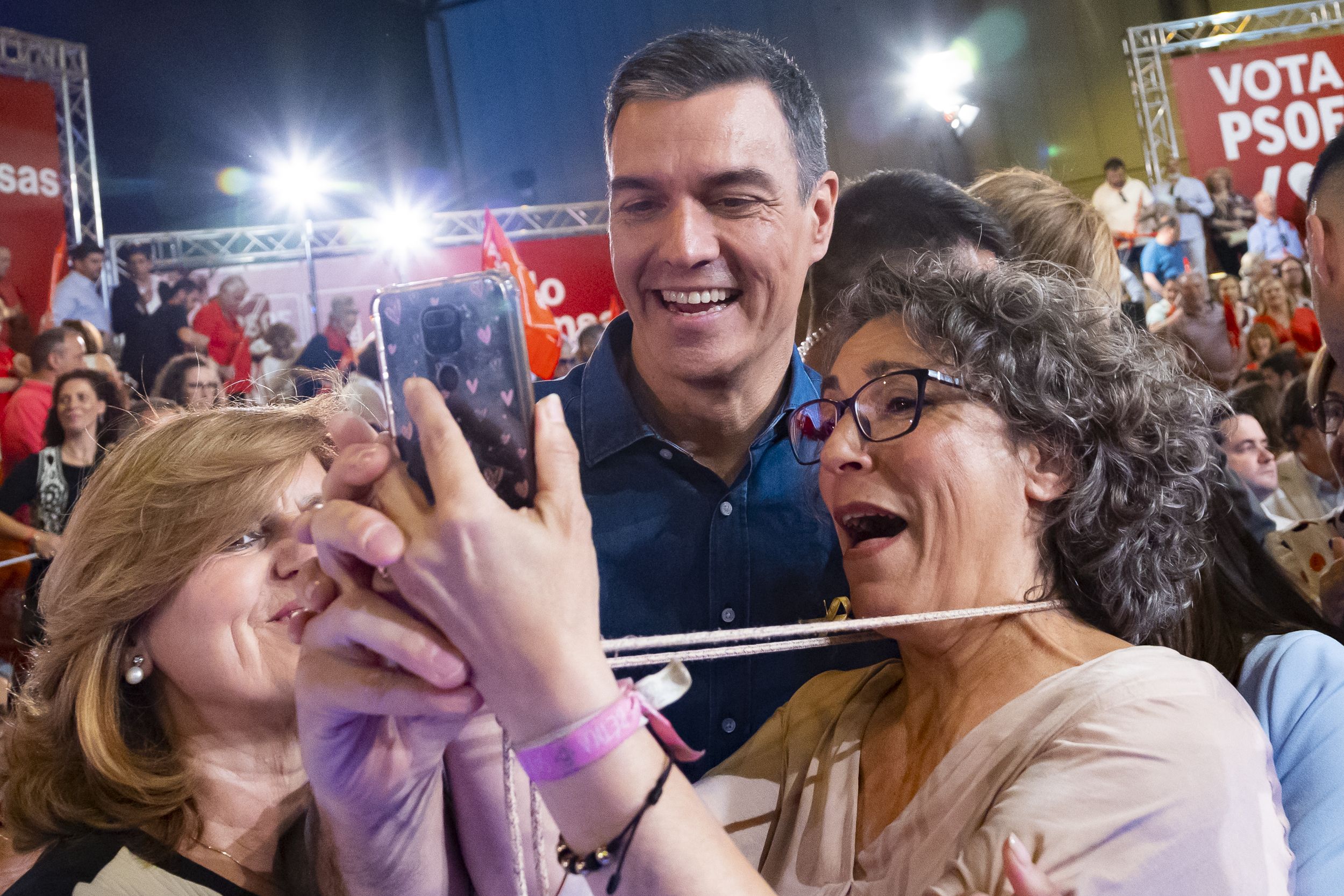 Pedro Sánchez este sábado en Sevilla.
