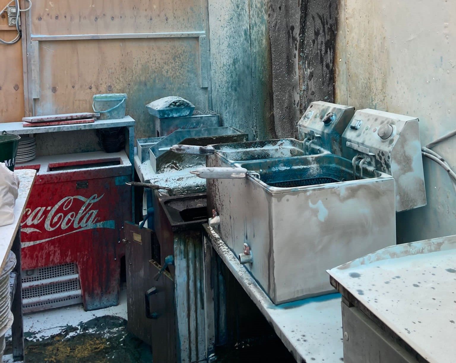 Imagen de la freidora que ha provocado el incendio.