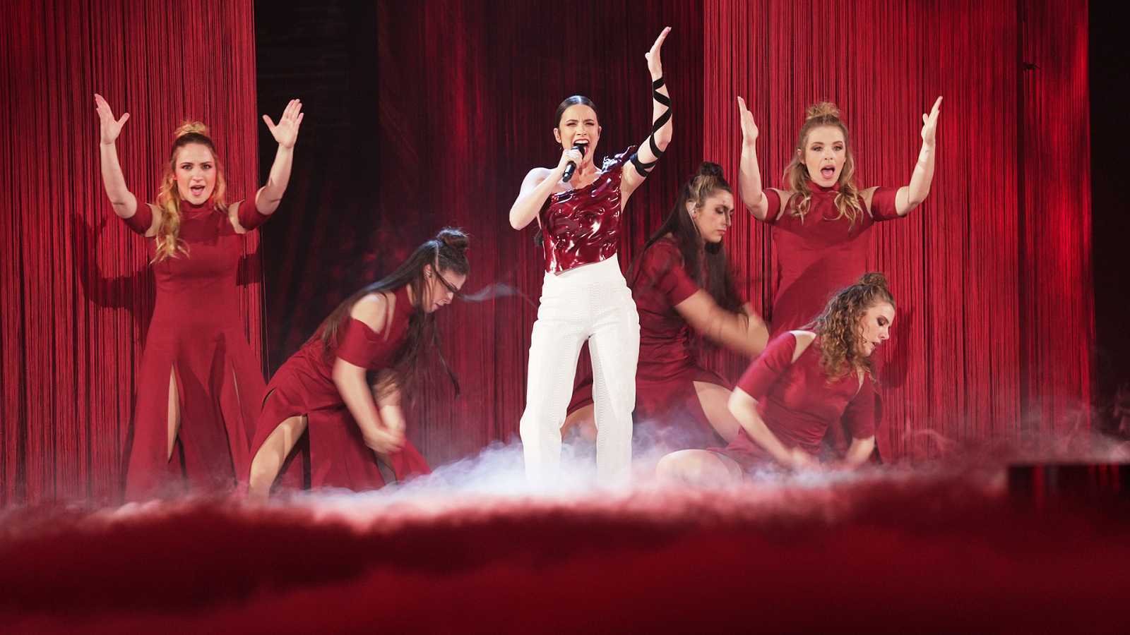 Blanca Paloma durante una de sus actuaciones.