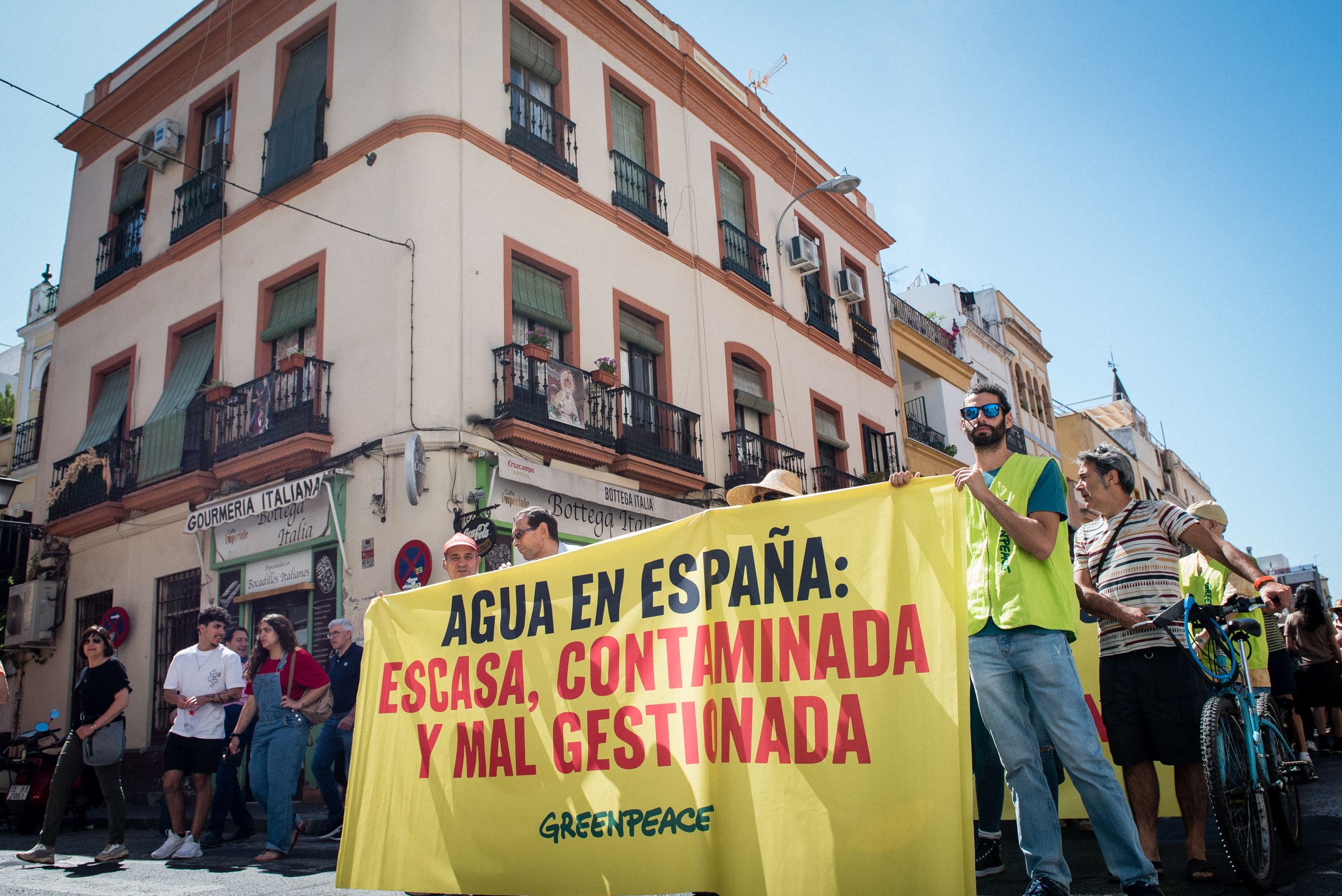 Imagen de la manifestación de 'Salvemos Doñana'.