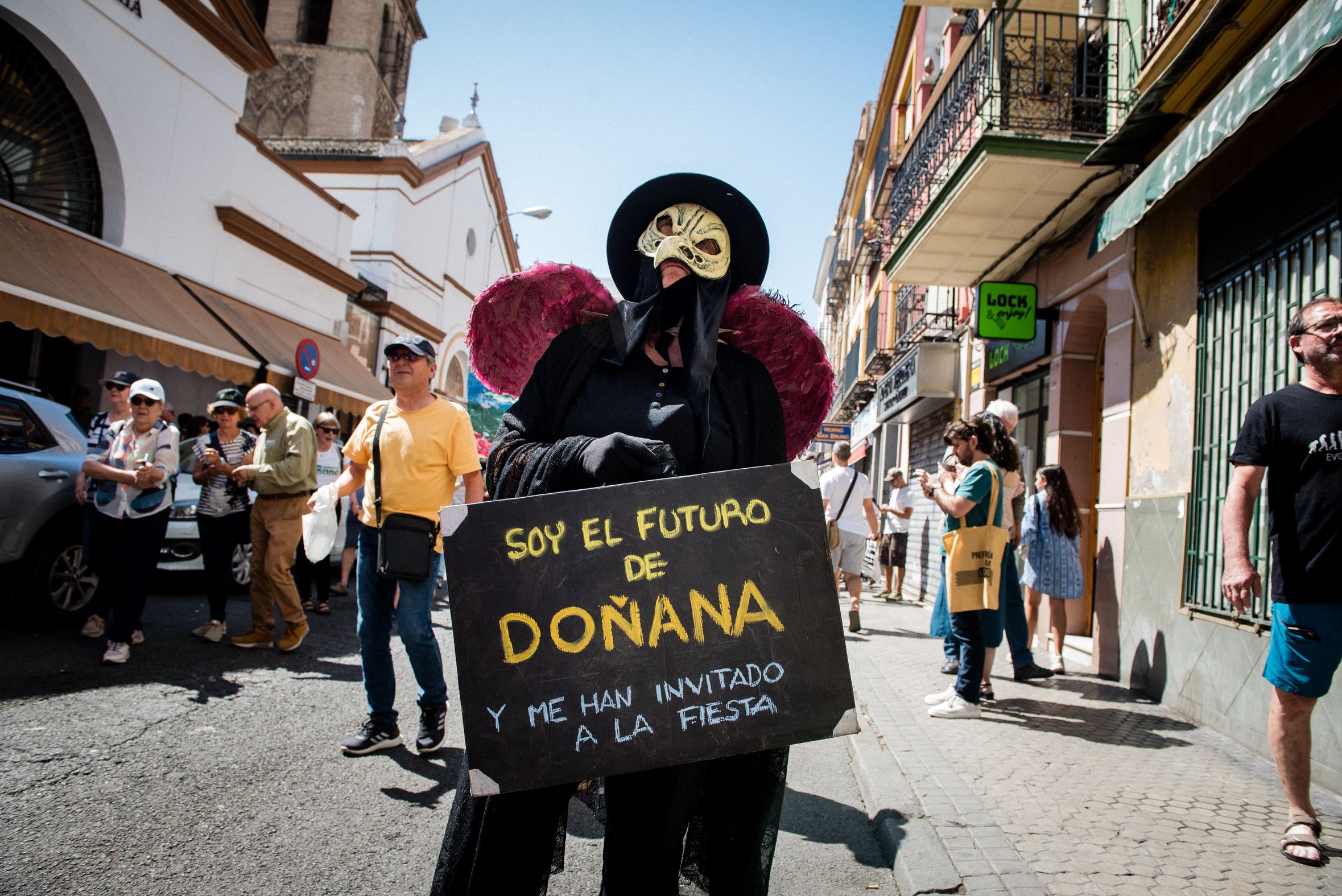 Imagen de la manifestación 'Salvemos Doñana'.
