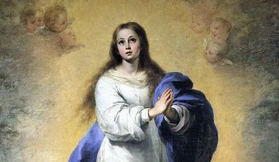 La Inmaculada Concepción, en un cuadro de Bartolomé Esteban Murillo.