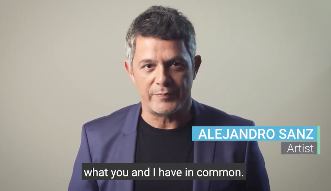 Alejandro Sanz, en un vídeo publicado en redes sociales.