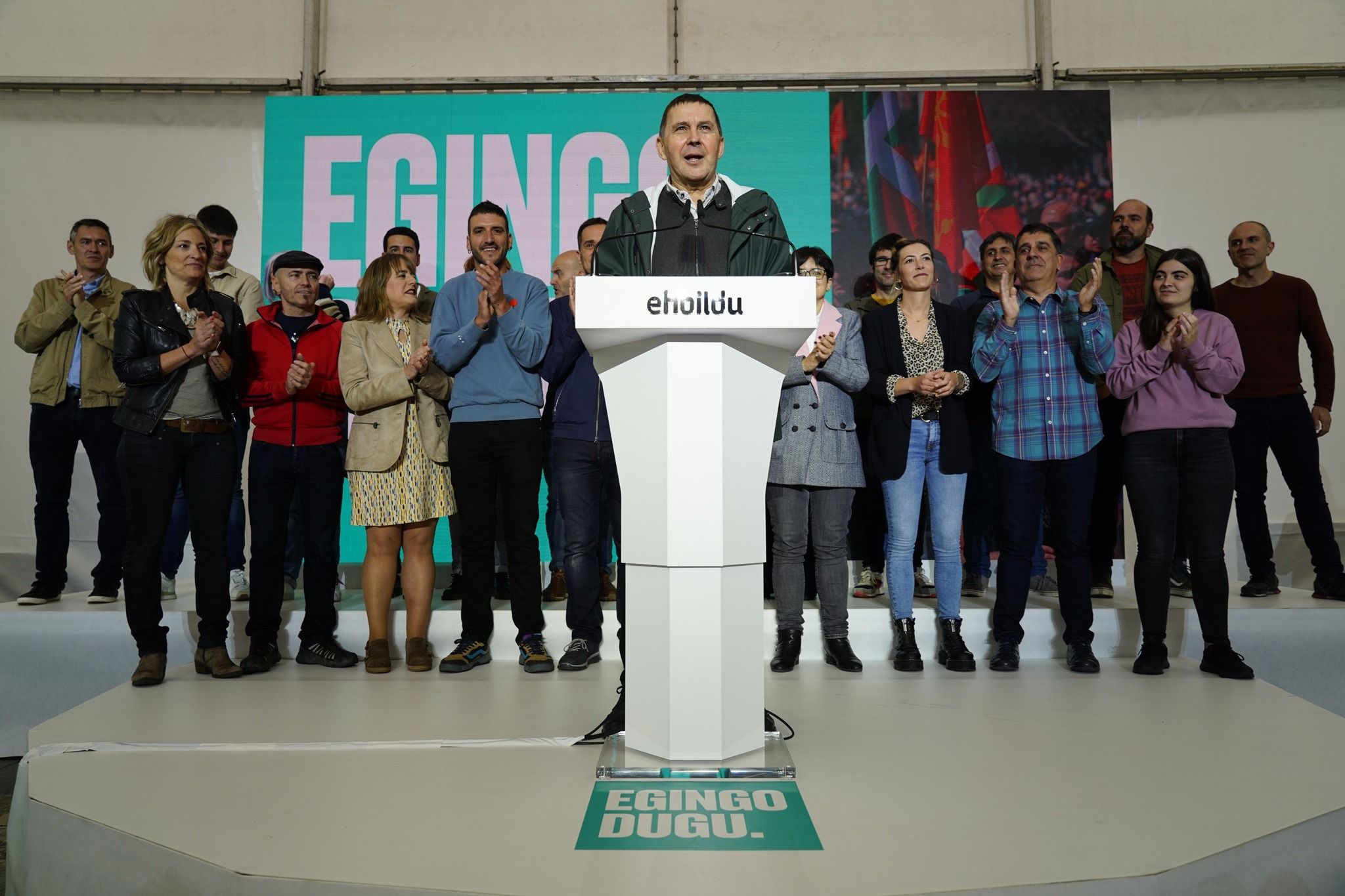 Un acto reciente de Bildu. Un acto reciente de Bildu.