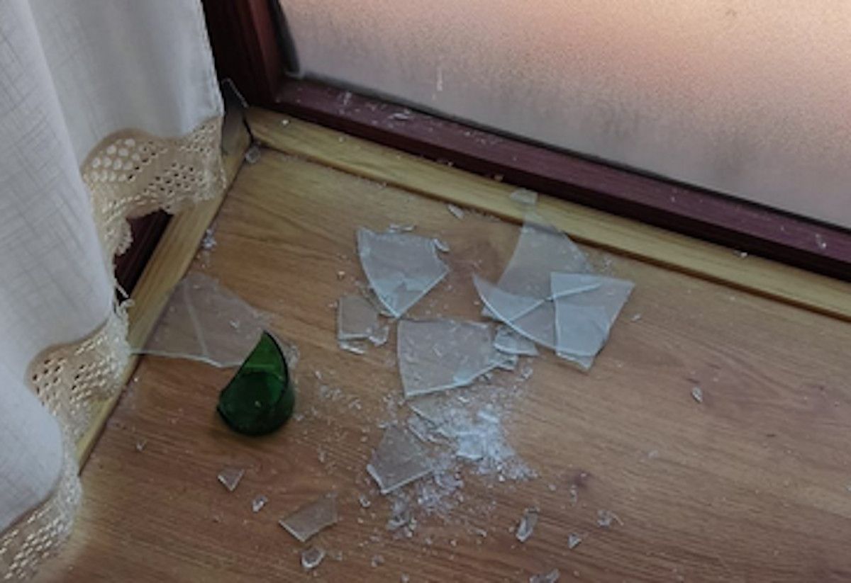 Destrozos en la casa de una vecina de Rincón de la Victoria, en Málaga. Destrozos en la casa de una vecina de Rincón de la Victoria, en Málaga.