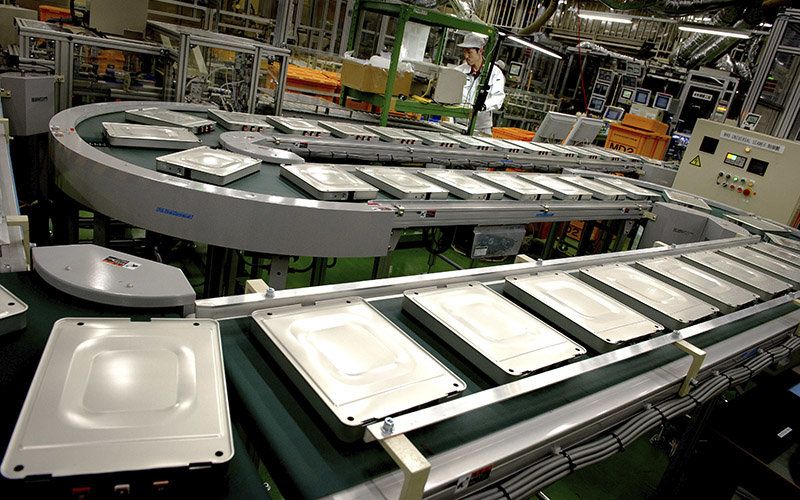 Una fábrica de baterías de coches eléctricos, en una imagen de archivo.