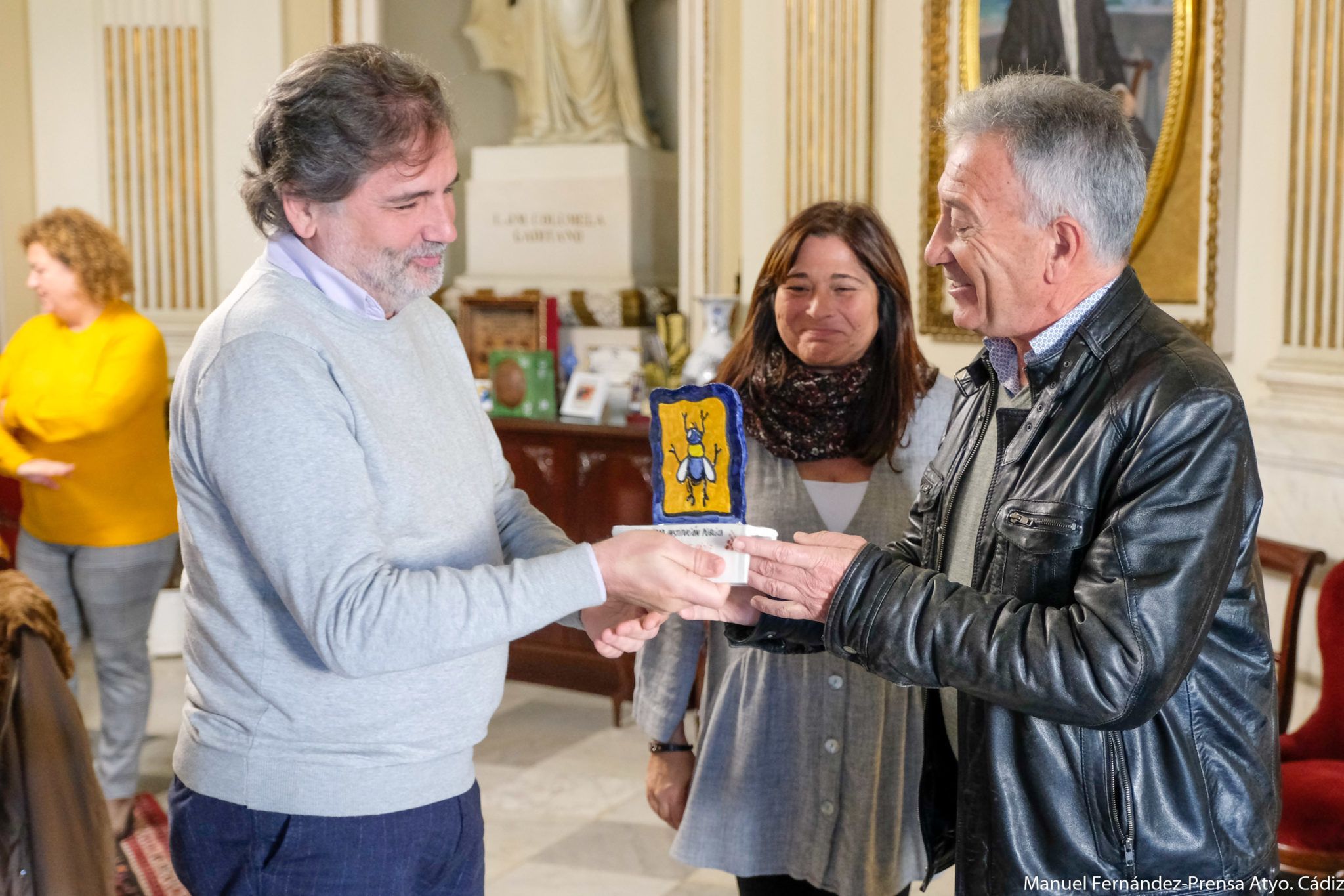 Entrega del premio.