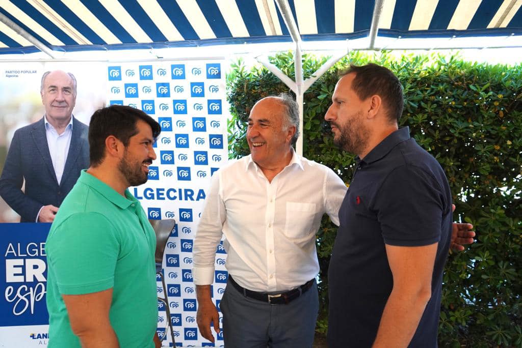 El alcalde y candidato del PP en Algeciras, José Ignacion Landaluce, en un acto reciente.