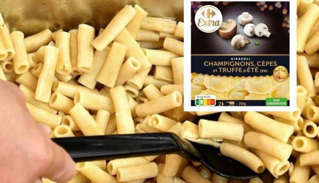 Pastas retiradas de Carrefour.