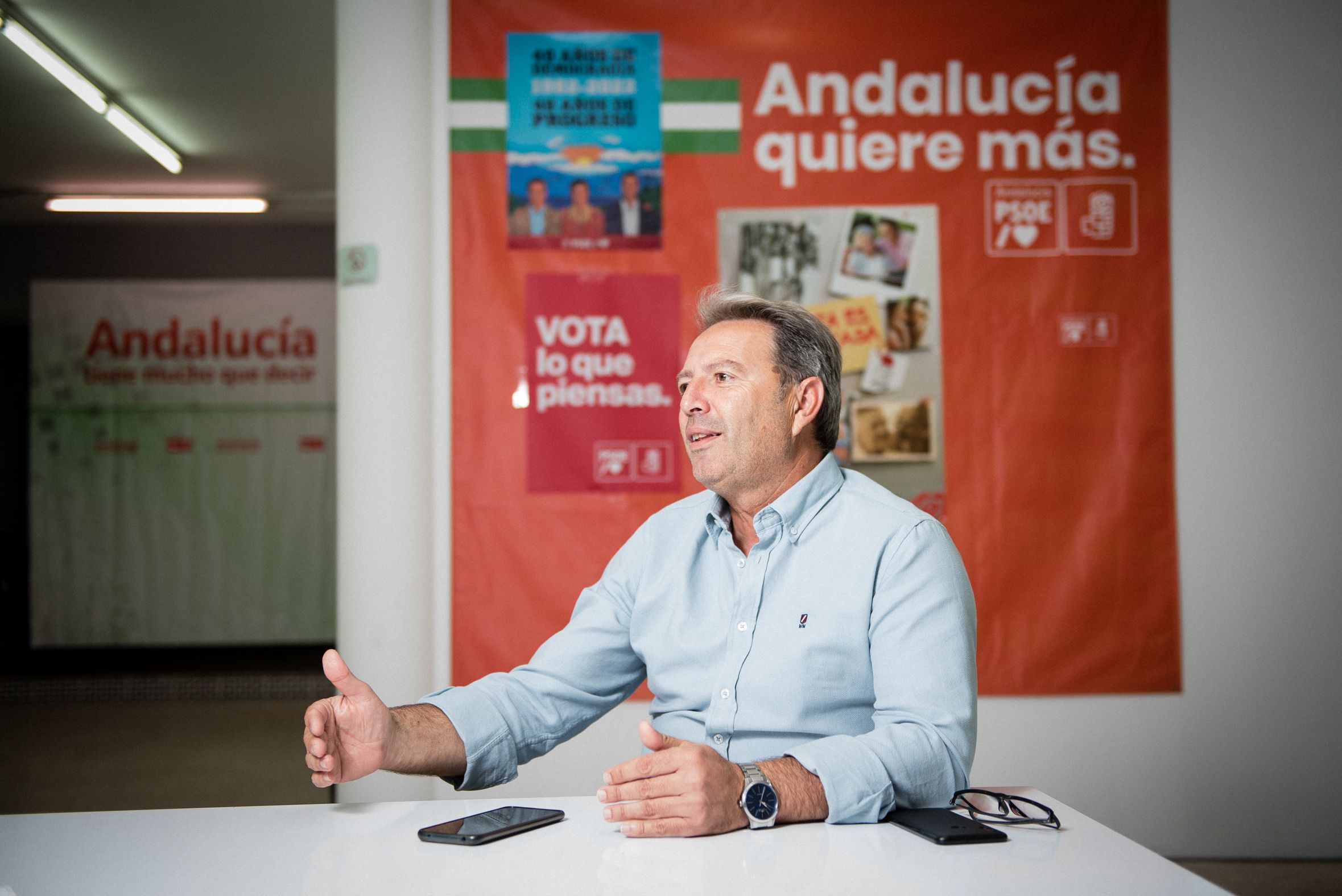 Paco Brenes, que aspira a echar de la Alcaldía de Arahal a IU gracias al apoyo del PP.