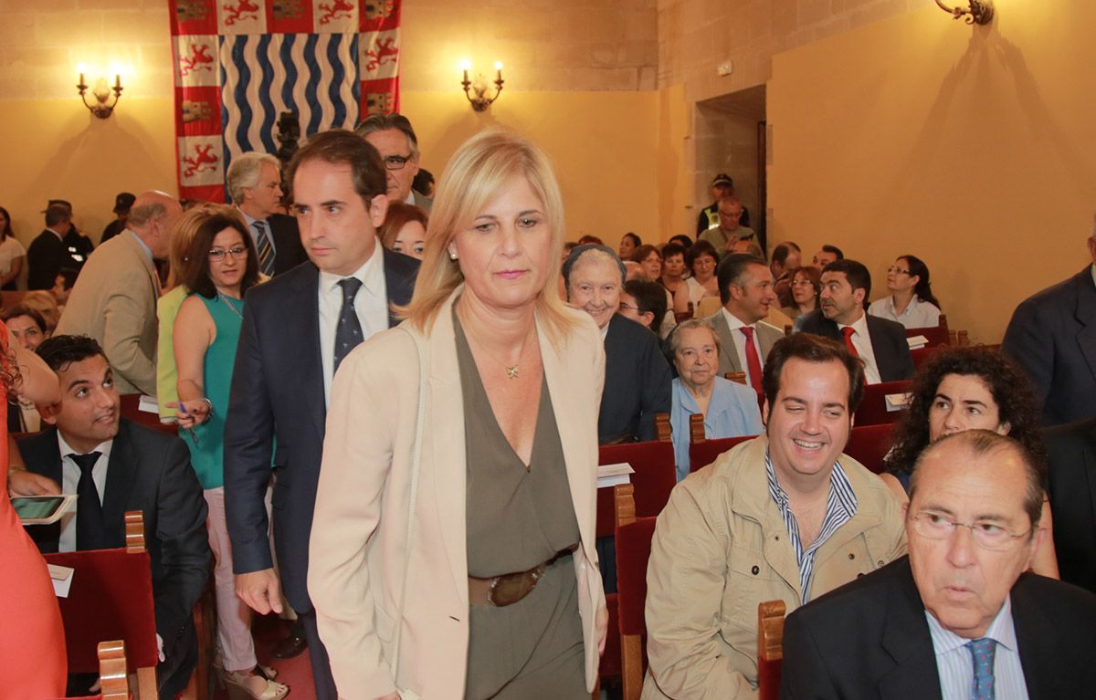 María José García-Pelayo y Antonio Saldaña, exalcaldesa y ex teniente de alcaldesa de Jerez.