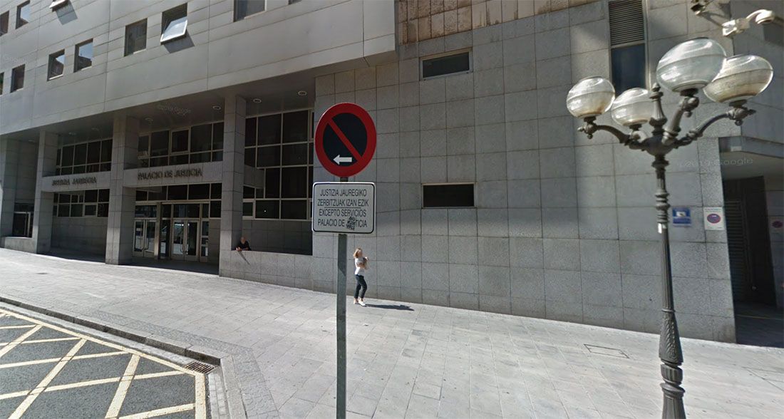 La Audiencia Provincial de Bilbao, en una imagen de Google Maps. 