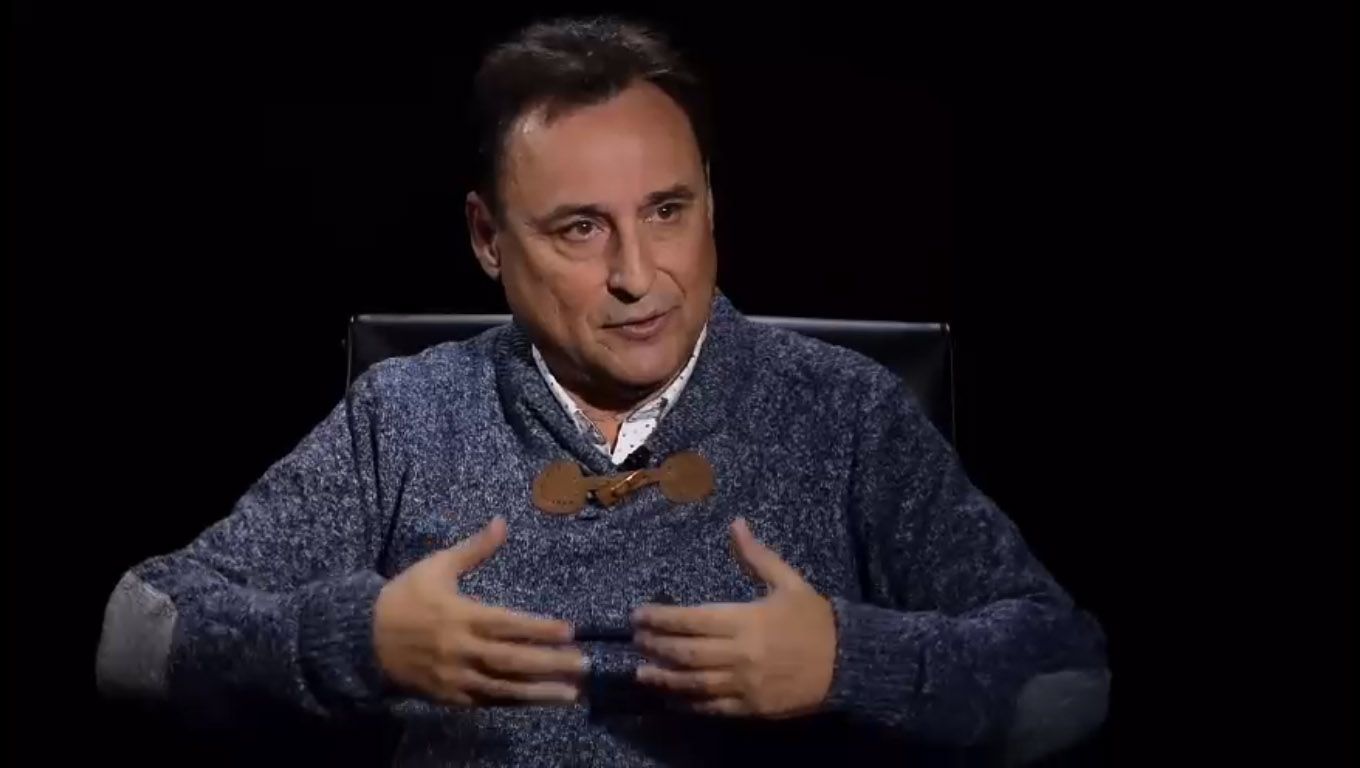 Eduardo Formanti durante una entrevista reciente en 7tv.