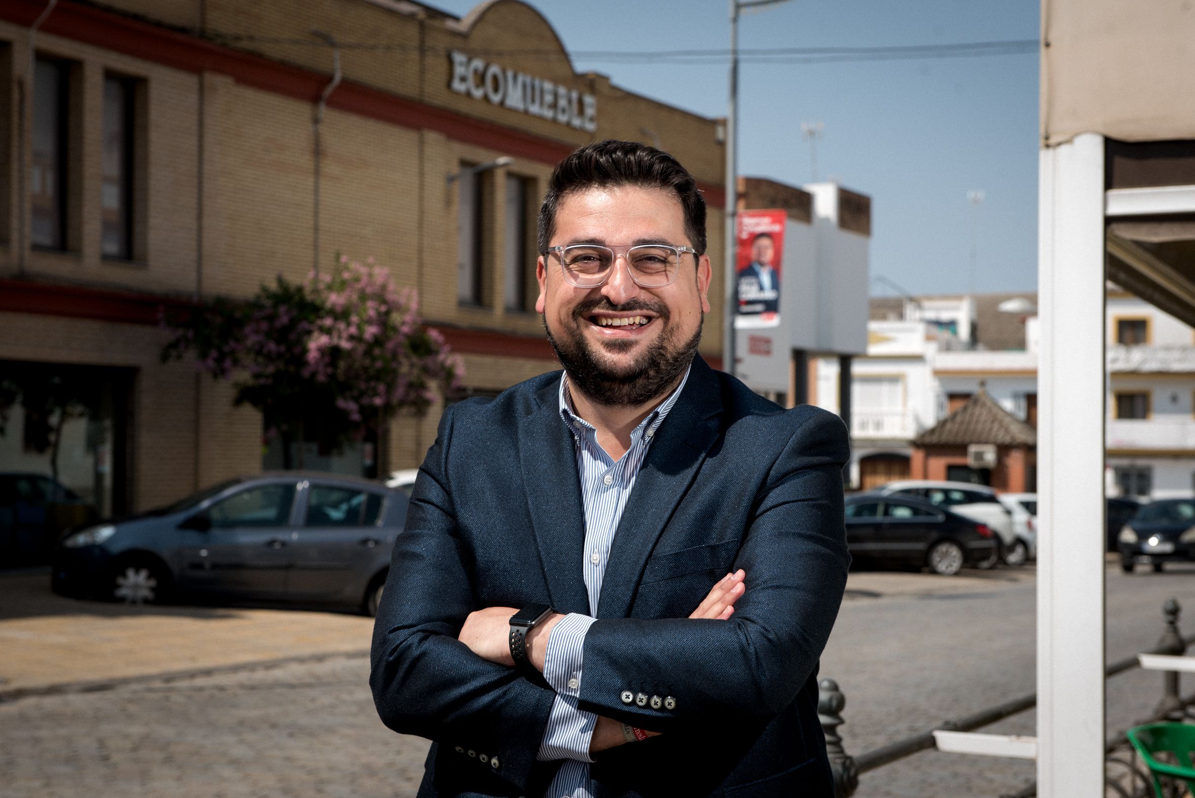 Fran Carrasco, candidato a la alcaldía en Lora del Río