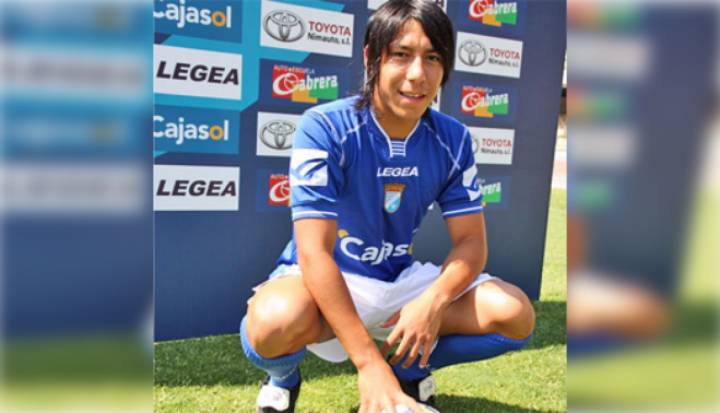 Brian Sarmiento, cuando llegó al Xerez CD.