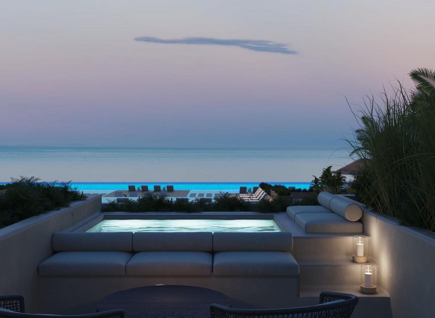 Recreación del futuro hotel de El Puerto, en una imagen subida por el propio Beardo.