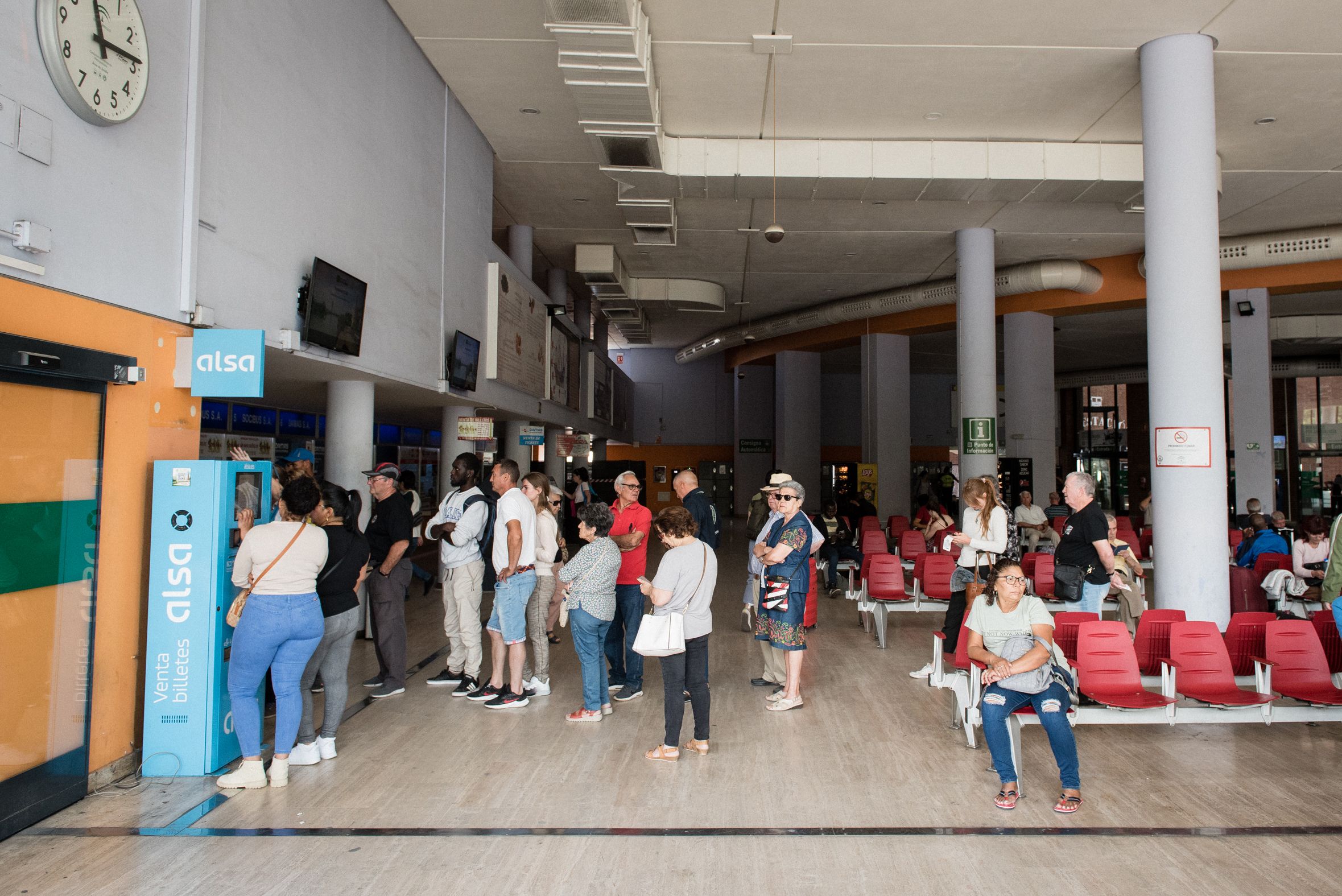 Estación de autobuses de Plaza de Armas en Sevilla.