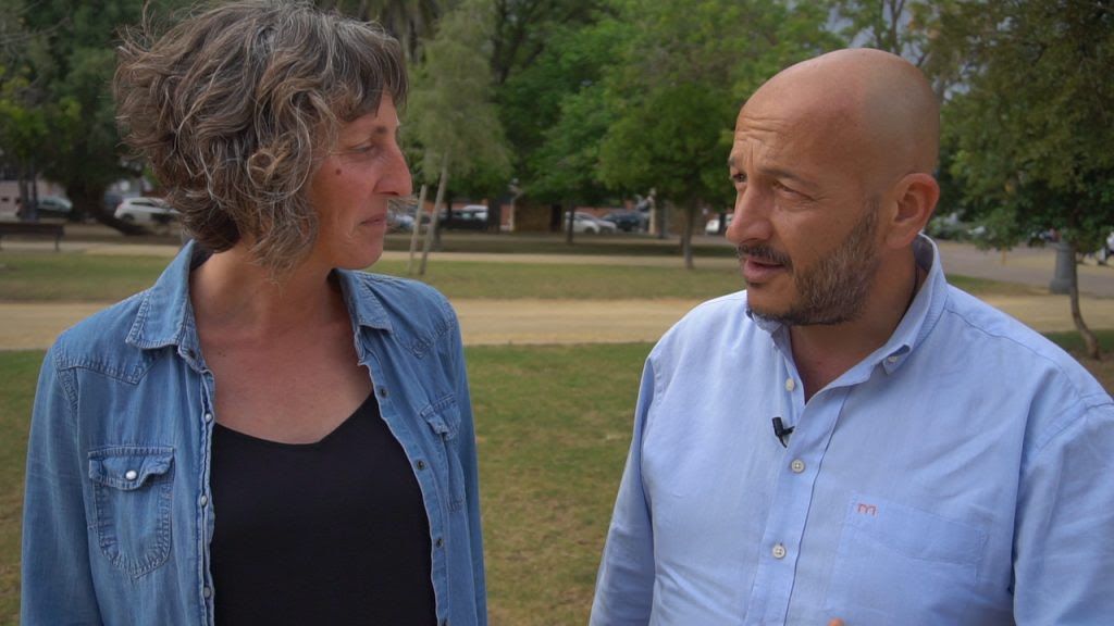 Kika González y Raúl Ruiz-Berdejo, candidatos de La Confluencia.