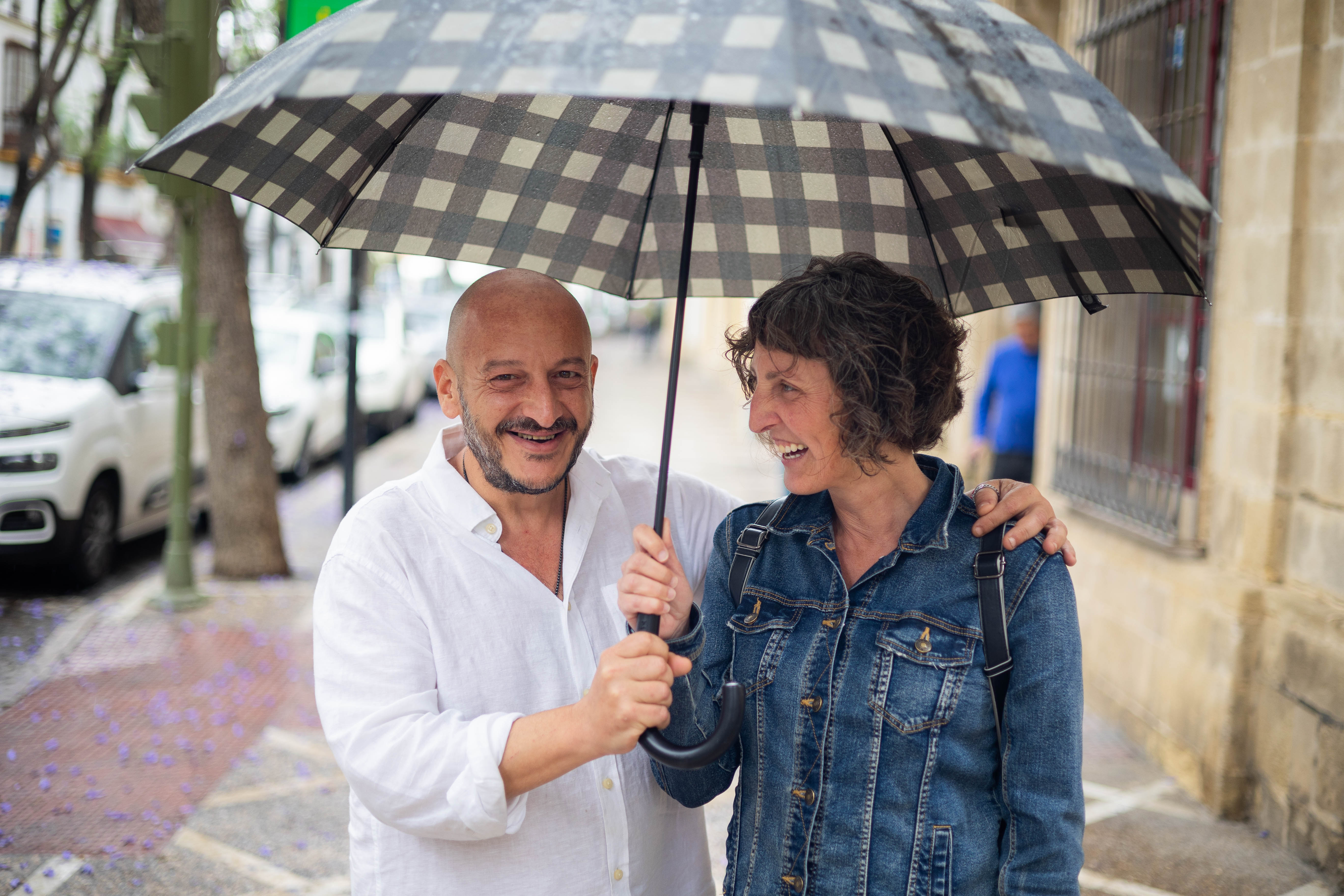 Raúl Ruiz-Berdejo y Kika González, candidatos de La Confluencia que forman IU y Ganemos.