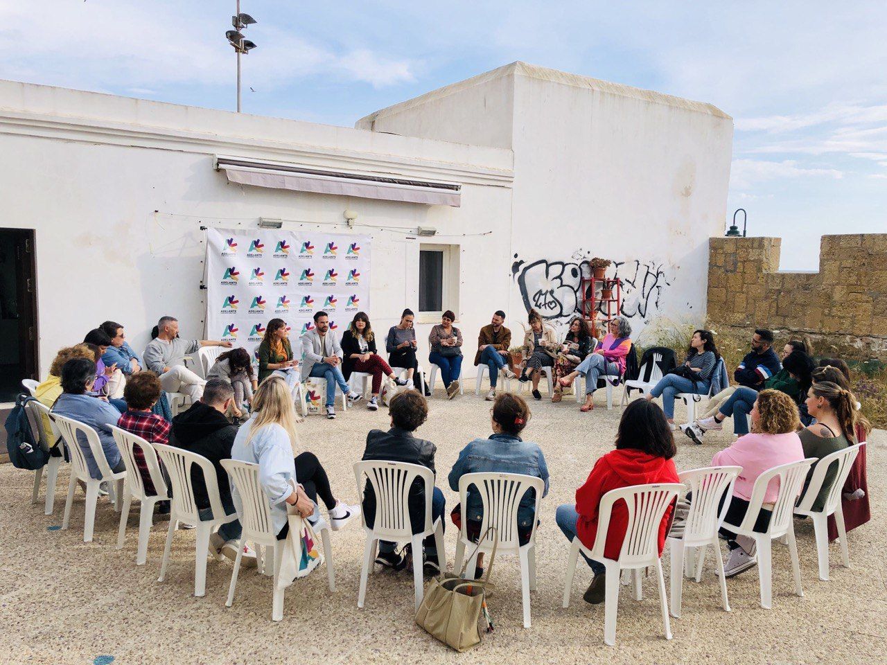David de la Cruz, en un encuentro feminista.